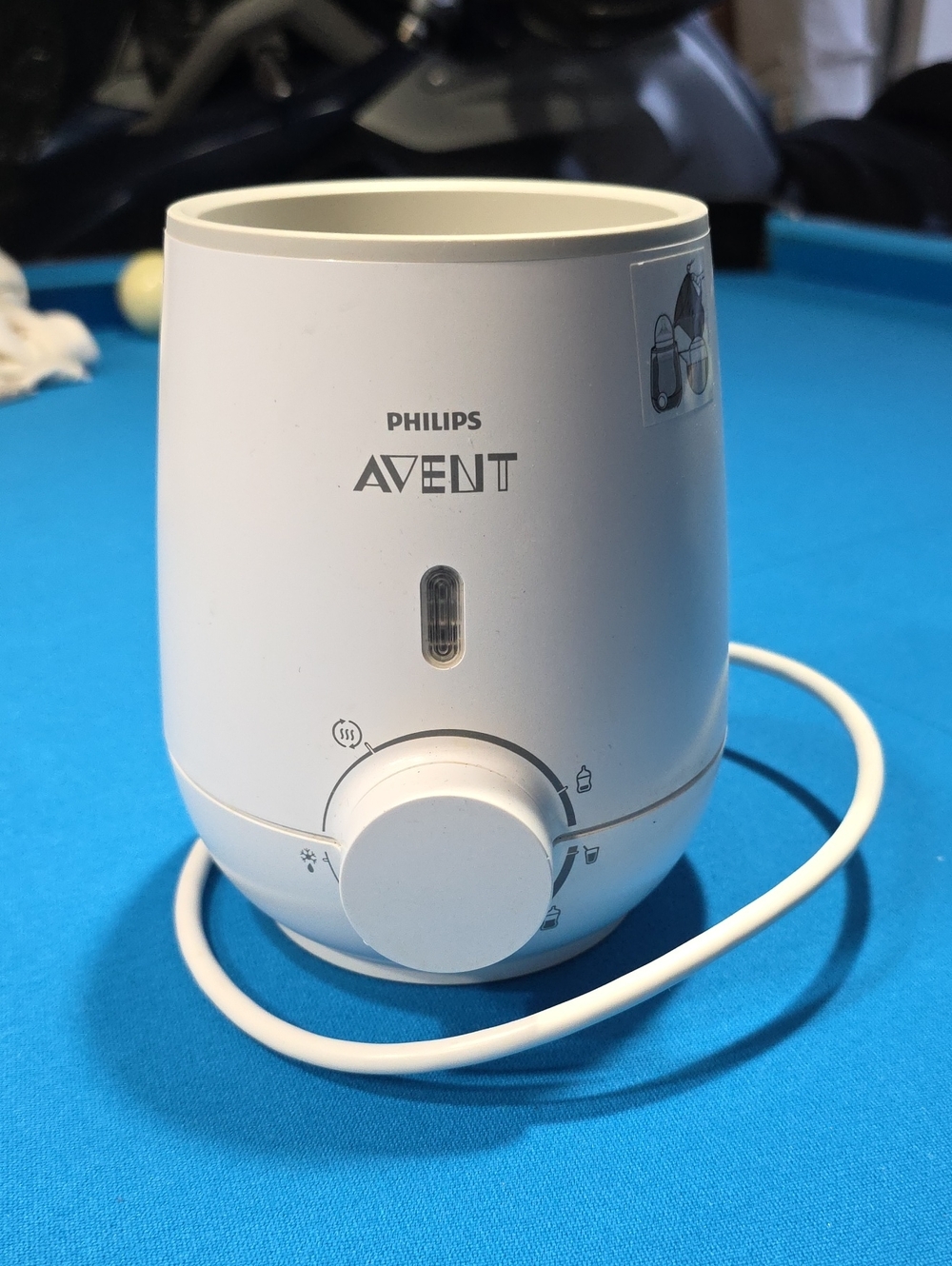 Philips white electric bottle warmer base